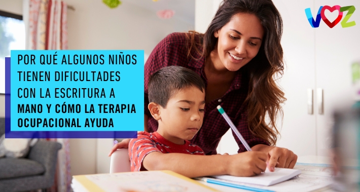 Por Qué Algunos Niños Tienen Dificultades con la Escritura a Mano y Cómo la Terapia Ocupacional Ayuda | El Instituto Voz | Clínica de Terapia ocupacional en Washington DC
